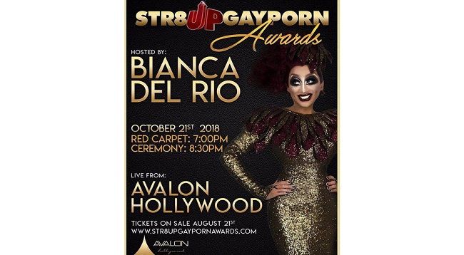 Bianca Del Rio Will Host 2nd Annual Str8UpGayPorn Awards