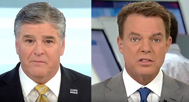Sean Hannity and Shep Smith