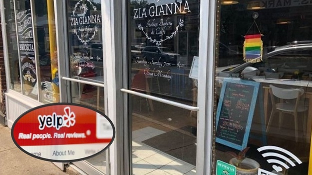 Zia Gianna Bakery & Caffe Anti-LGBT Yelp Review