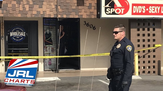 Police On Scene X-Spot Adult Store Murder