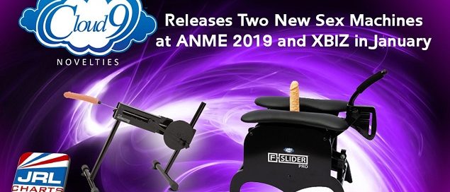 Cloud 9 Novelties Unveil 2 New Sex Machines at ANME and XBIZ