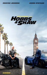 Fast & Furious Hobbs & Shaw, official theatrical poster (2019) Universal Pictures