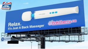Vibratex, PinkCherry Unveil 30-Foot Magic Wand Billboard