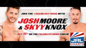 Gay Porn - Falcon Studios Skyy Knox, Josh Moore Set AMA Q&A for Oct.1