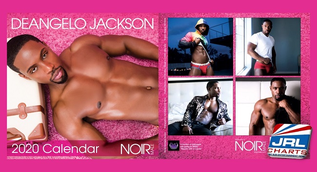 gay porn stars - Noir Male Star DeAngelo Jackson 2020 Calendar