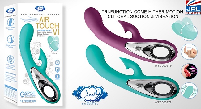 women toys - Cloud 9 Novelties-Tri-Function Come-Hither Air Touch VI