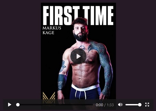 bareback gay porn - First Time Markus Kage Official Trailer - Masqulin
