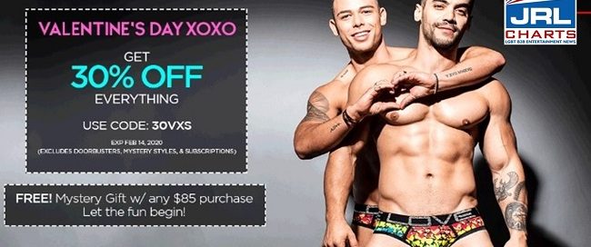 Andrew Christian Launches Its Valentine's Day 30% Off Sale