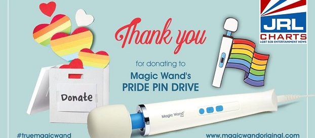 Magic Wand' Vibratex Raises $6K in PRIDE Pin Drive