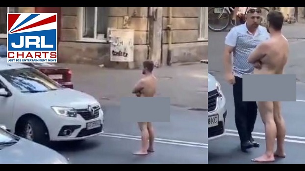 Butt Naked Man Blocking Traffic Gets Knocked Out-2020-08-08-jrl-charts-Europe