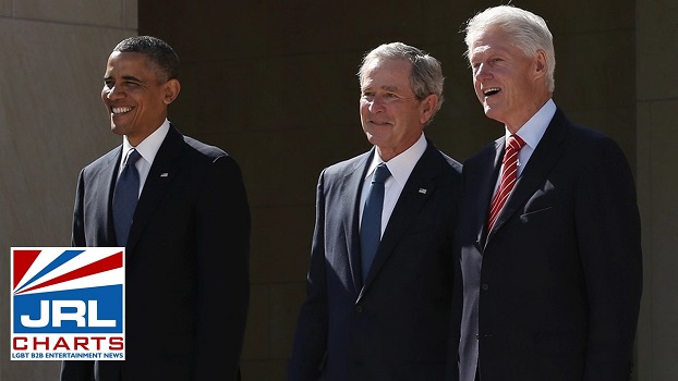 Obama, Bush and Clinton Celebrate Biden Inauguration-2021-01-20-jrl-charts-LGBT-Politics