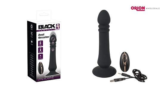 Anal Thruster Silicone-Black Velvets-Orion Wholesale