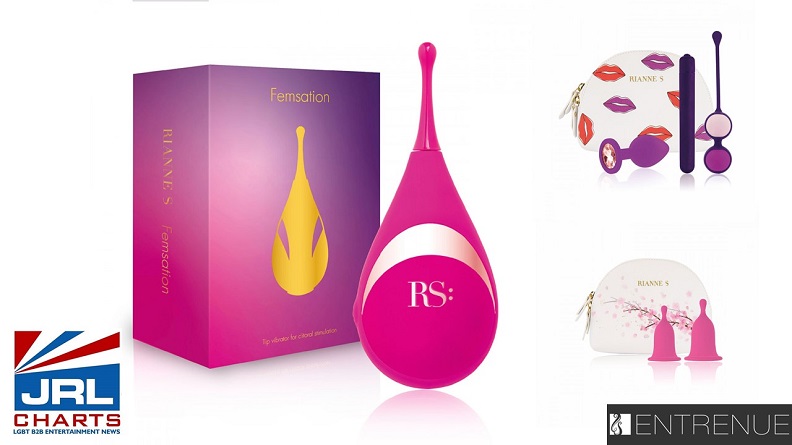 Entrenue ships New Menstrual Cups, Clit Stimulator & Beginners Kit from Rianne S