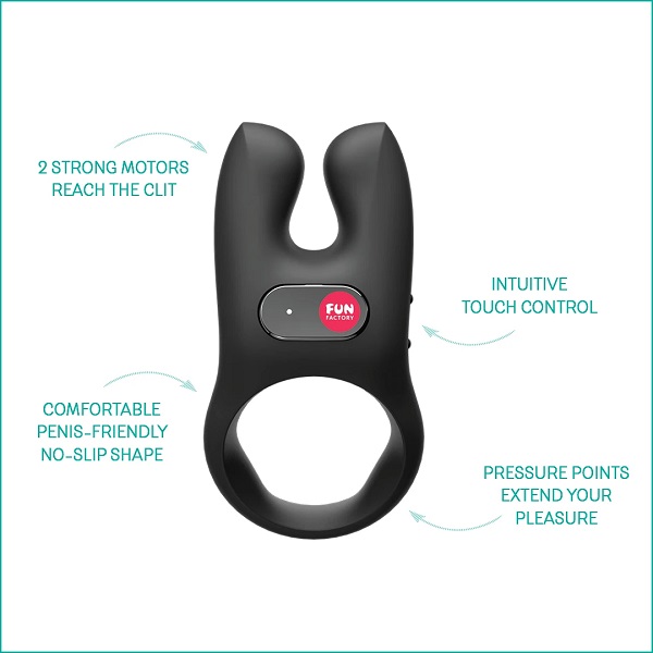 Fun Factory introduce NŌS, a Vibrating C-Ring for Couples-Description