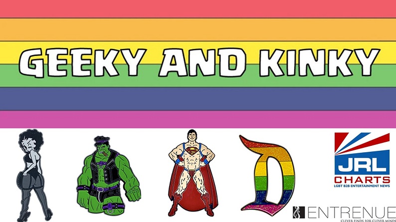 Entrenue Expands 'Geeky & Kinky' Enamel Pins with Clever & Kinky Designs-2021-06-14-JRLCHARTS