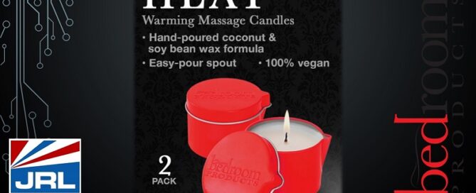 Bedroom Products HEAT Warming Massage Candles are a Must for Retail Countertops