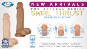 Cloud 9 Novelties Expands Pro Sensual Line up with Swirling and Thrusting Vibrating Dildos