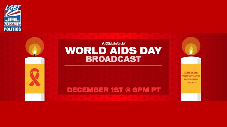 Don't Miss AIDS-LifeCycle World AIDS Day Broadcast on December 1-JRL-CHARTS-LGBT-Politics