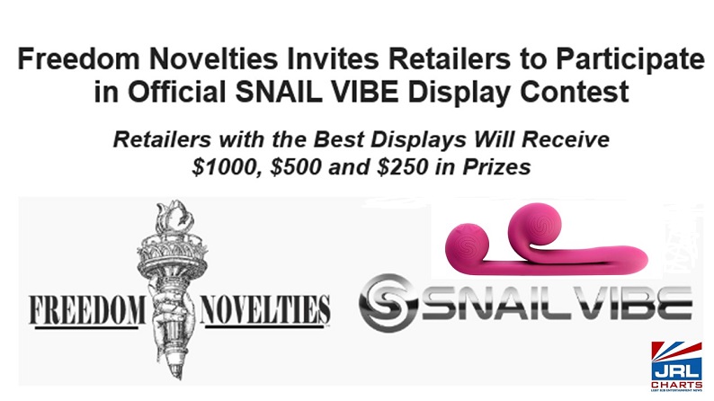 Freedom Novelties Launch Snail Vibe B2B Retail Contest-2021-11-01-JRL-CHARTS