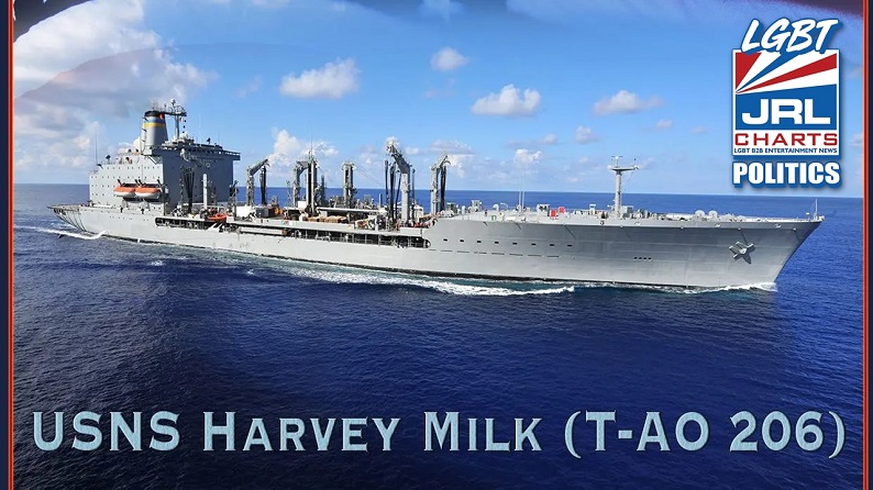 US Navy Commemorate Gay Rights Activist Harvey Milk-2021-JRL-CHARTS-LGBT-Politics