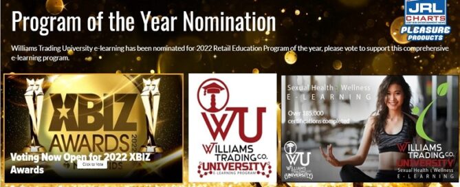 Cast Your Vote for Williams Trading University Retail Education Program of the Year 2022