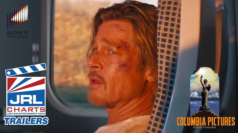 Sony drops Bullet Train (2022) Brad Pitt Teaser Trailer-JRL-CHARTS Movie Trailers