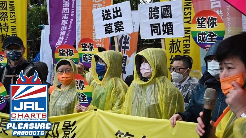 Taiwan LGBT Activists hold Valentine’s Day Protest Over Gay Marriage Rules-2022-jrl charts