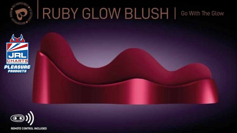 sex toy-designer-Tabitha Rayne-Rocks-Off-Release Ruby Glow Blush Ride-On Wand-2022-03-23-JRL-CHARTS