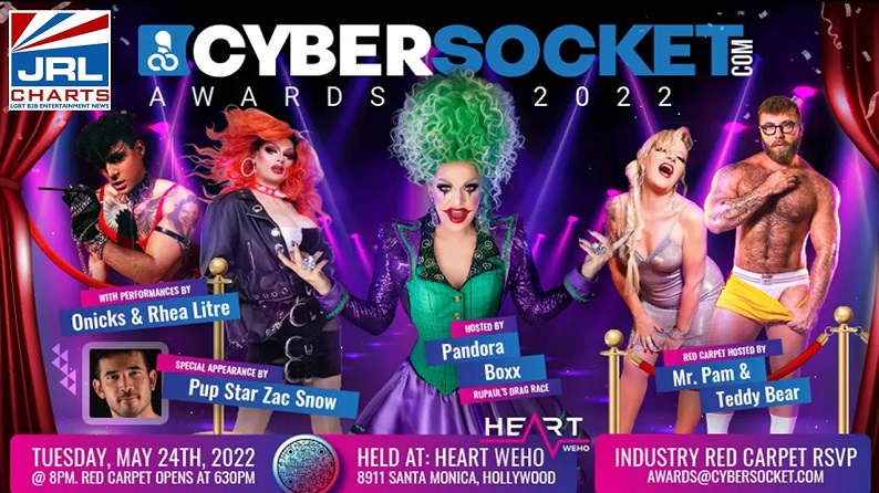 Pandora Boxx to Host 2022 Cybersocket Awards May 24-2022-jrl-charts