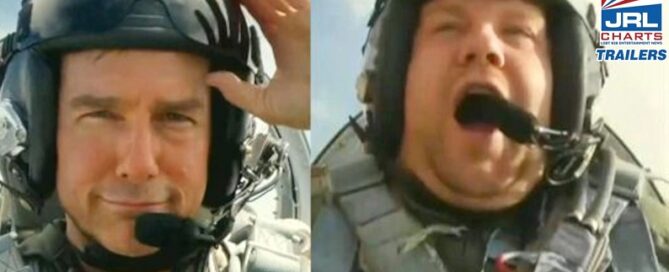 Tom Cruise Terrifies James Corden-Top Gun Fighter Jet-2022-jrl-charts