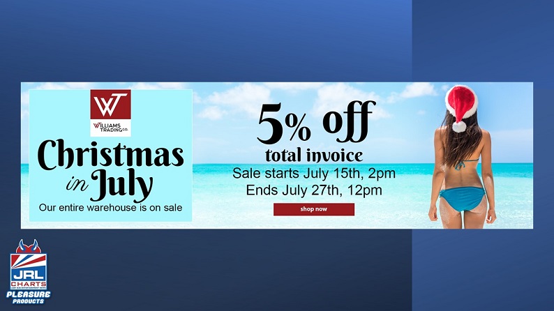 Williams Trading-Christmas in July Sales Event-2022-wholesale sex toys-jrl-charts