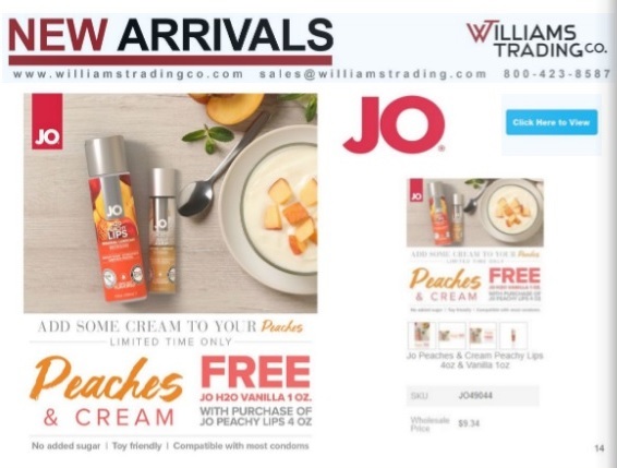 Williams Trading New Arrivals Week July 22-28