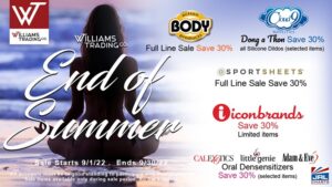 Williams Trading Co kicks off-End of Summer Sales Event-2022-jrl-charts