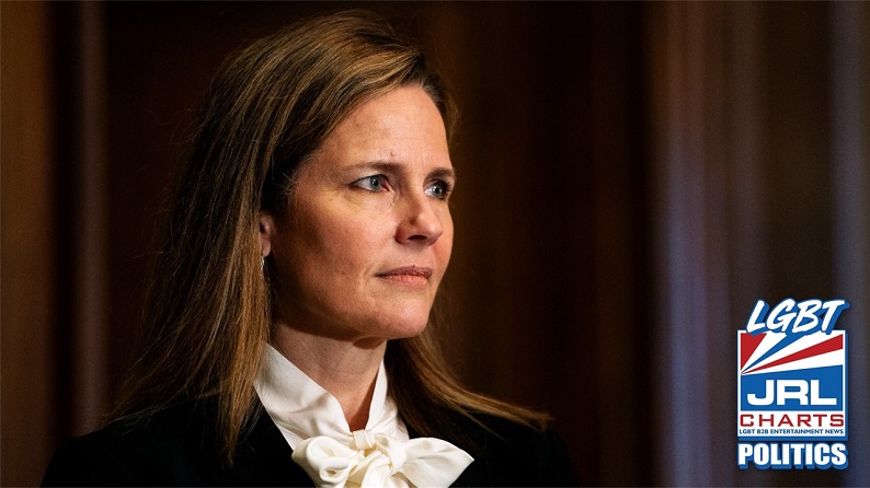 Justice Amy Barrett-Urged-to-Recuse-herself-Gay Rights Case-LGBT-News-jrl charts