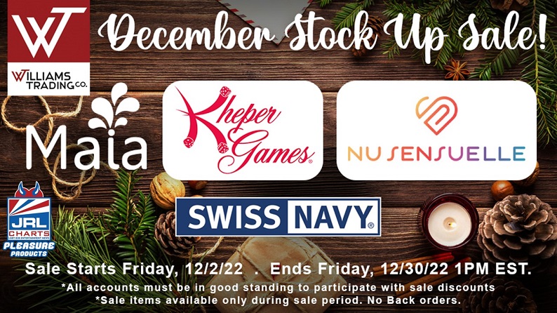 Williams Trading Co Thinks That Being Naughty Is Nice-December Stock Up Sale-jrlchartsdotcom