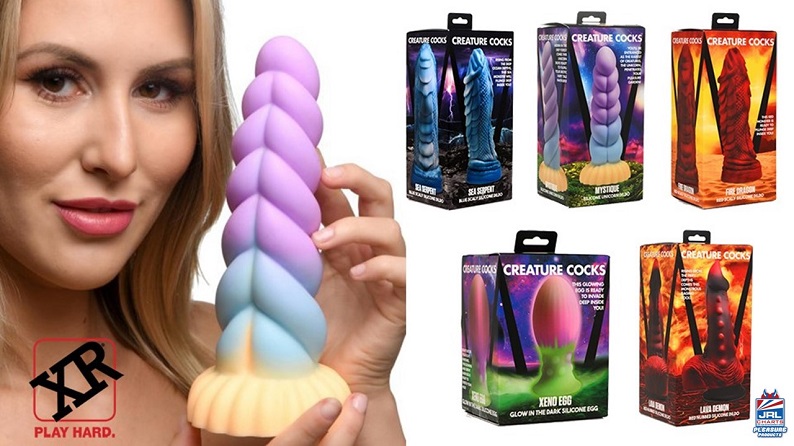XR Brands-expands-Creature Cocks-sex-toys-line-with-Colorful Insertables-jrlchartsdotcom