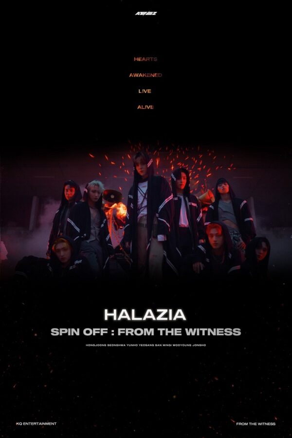 ATEEZ-Halazia Music Video-Poster-KQ Entertainment-Gay-Music-News-jrlchartsdotcom