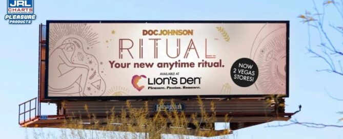 Doc Johnson and Lion's Den Launch Las Vegas Billboards-Sex Toys-jrl charts