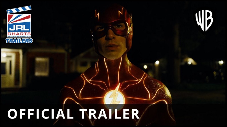 The Flash (2023) Ezra Miller and Michael Keaton First Look-jrl charts movie trailers