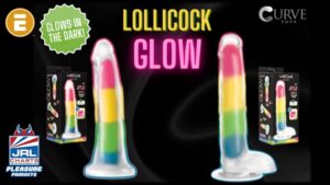 Curve Toys LolliCock GLOW Rainbow Now Shipping at Eldorado-sex toys-jrl charts