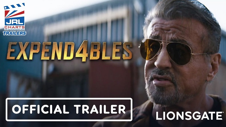 EXPEND4BLES (2023) Official Trailer-Sylvester Stallone-Lionsgate-movie trailers jrl charts