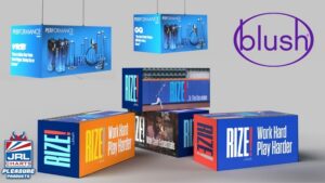 Blush Novelties-Eye-Catching Hanging Box Signage for Performance & RIZE-jrl charts