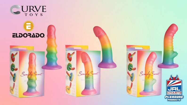 Eldorado Trading Company-now shipping-CURVE Toys-Rainbow Simply Sweet Dildos-jrl charts
