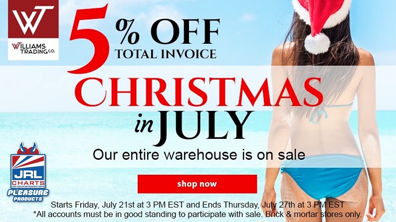 Williams Trading Co Full Warehouse Christmas in July Event This Week-2023-jrl charts