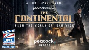 John Wick-The Continental Miniseries-Mel Gibson-PeacockTV-jrl charts TV Show Trailers