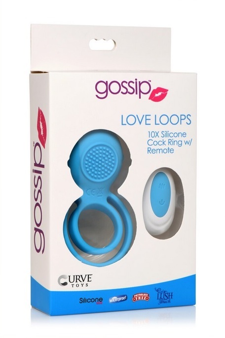 Gossip Love Loops 10X Silicone Cock Ring: The Rumble