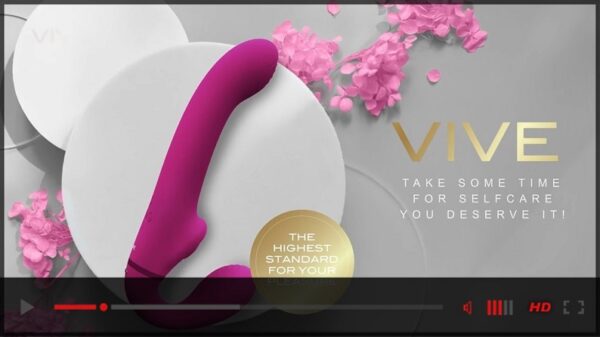 VIVE047 G-spot Strapless Strap-on-by-SHOTS America Commercial