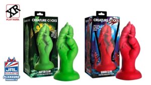 XR-Brands-Creature Cocks-New-Demon Claw-and-Raptor-Claw-Fisting-sex-toys
